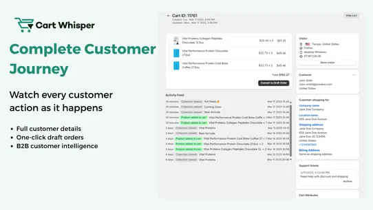Cart Whisper | Live Carts Pro screenshot