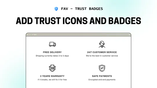 Fav ‑ Trust Badges and Banners screenshot