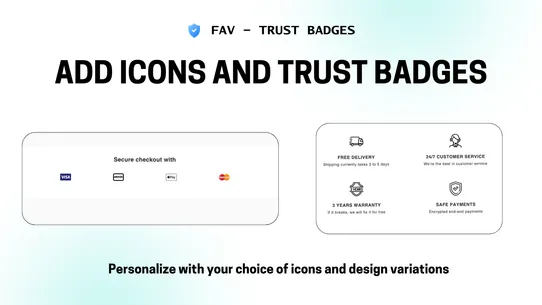 Fav ‑ Trust Badges and Banners screenshot