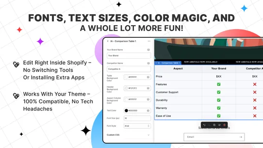 Oxify Section: Theme Sections screenshot