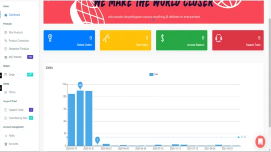 Wiio Dropshipping Fulfillment screenshot