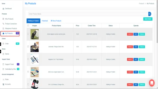 Wiio Dropshipping Fulfillment screenshot