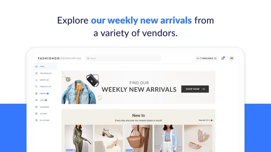 FASHIONGO DROPSHIPPING screenshot