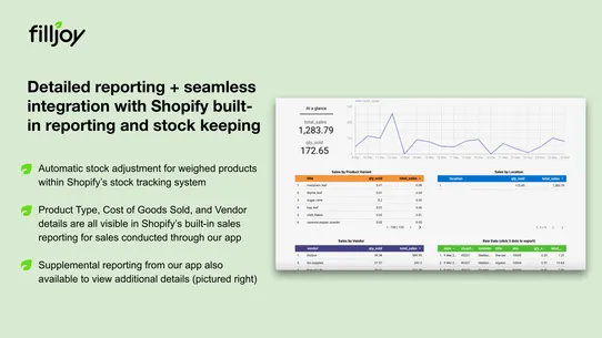 Filljoy Sell by Weight for POS screenshot