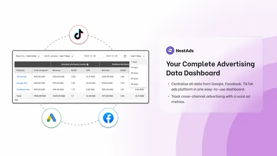 NestAds Attribution &amp; Tracking screenshot