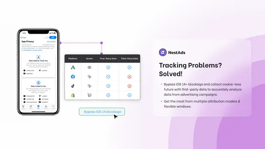 NestAds Attribution &amp; Tracking screenshot