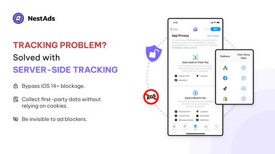 NestAds Attribution &amp; Tracking screenshot