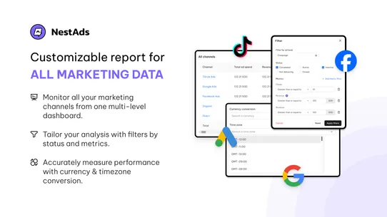 NestAds Profit Analytics &amp; LTV screenshot