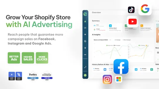 AI Ads on Facebook &amp; Google screenshot