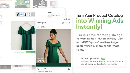 AI Ads on Facebook &amp; Google screenshot