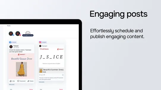 Tranxact: Engage your audience screenshot