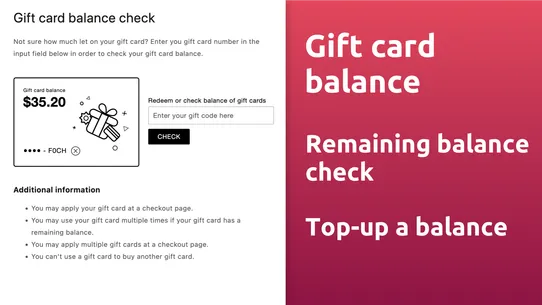 Gift Card Hero • All‑in‑one screenshot