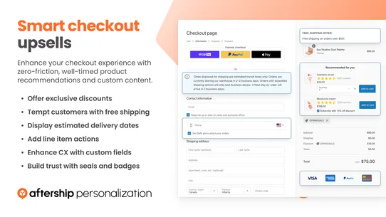 AfterShip Personalization screenshot