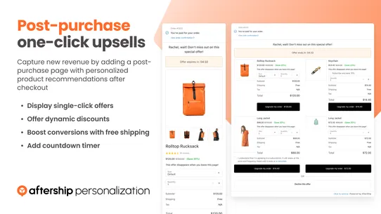 AfterShip Personalization screenshot