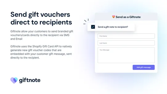 Giftnote Gift Messages &amp; Cards screenshot