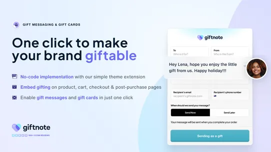 Giftnote, eGifts &amp; Bulk Send screenshot