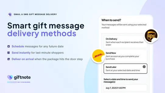 Giftnote, eGifts &amp; Bulk Send screenshot
