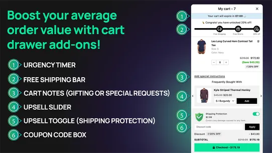 CartLift Cart Drawer AI Upsell screenshot