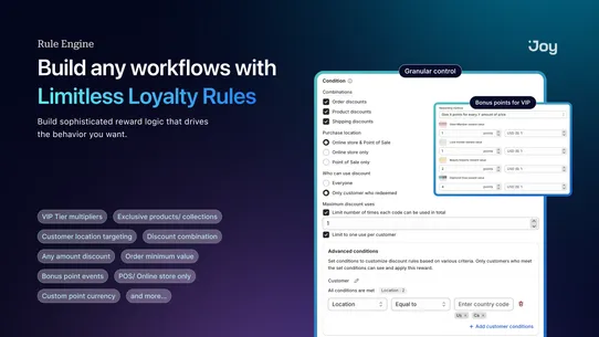 Joy Loyalty Program &amp; Rewards screenshot
