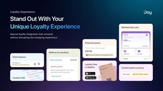 Joy Loyalty Program &amp; Rewards screenshot