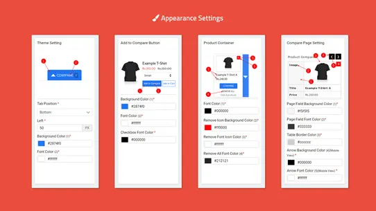 Equate ‑ Product Compare screenshot