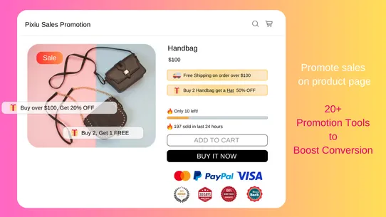 Pixiu Sales Boost All in One screenshot
