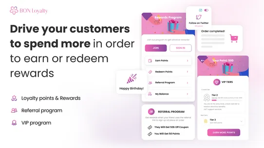 BON: Loyalty Rewards Referrals screenshot