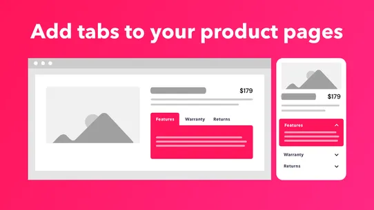 Tabs Plus: Product Description screenshot