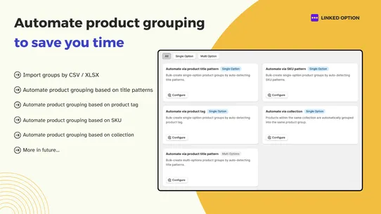 LinkedOption Combined Listings screenshot