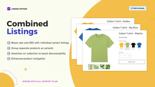 LinkedOption Combined Listings screenshot