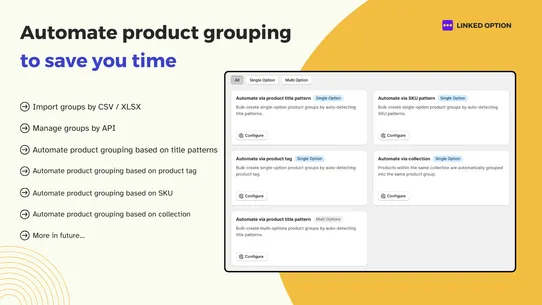 LinkedOption Combined Listings screenshot