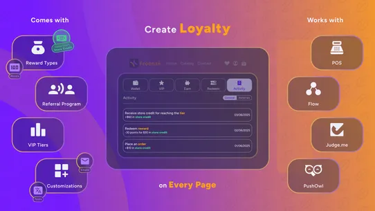Froonze VIP Loyalty &amp; Wishlist screenshot