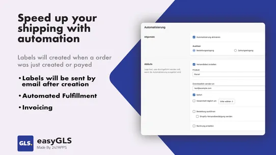 GLS Shipping | easyGLS screenshot