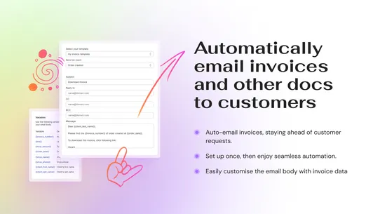 Pixi Invoice PDF Order Printer screenshot