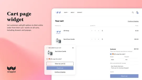 Wrapped: Add Gift Wrap screenshot