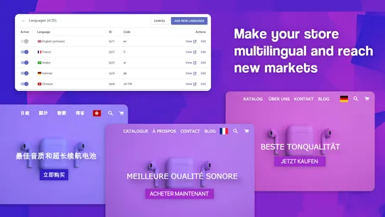 langify ‑ translate your store screenshot