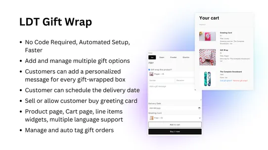 LDT: Gift Wrap, Custom Option screenshot