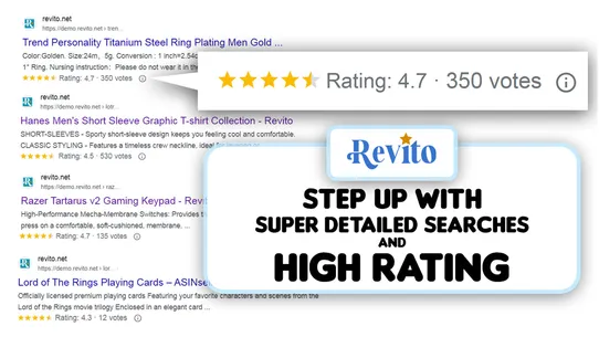 Revito AMZ AliExpress Reviews screenshot