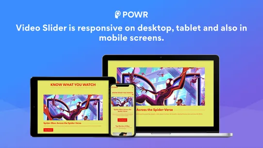 POWR: Video Slider Videos Feed screenshot