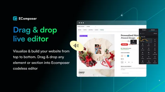 EComposer Landing Page Builder screenshot