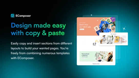 EComposer Landing Page Builder screenshot