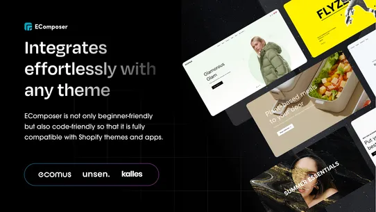 EComposer Landing Page Builder screenshot