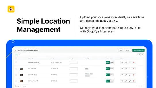 Amai ProMap ‑ Store Locator screenshot