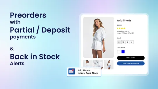 Mst: Preorder + Back in stock screenshot