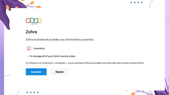 Zohra | Sales Sync to Zoho screenshot