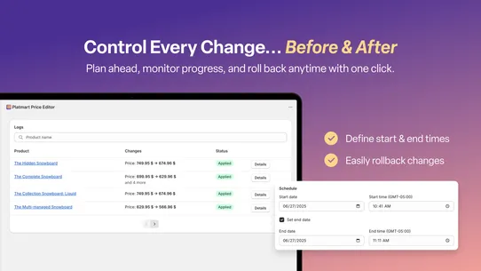 Platmart Bulk Price Editor screenshot