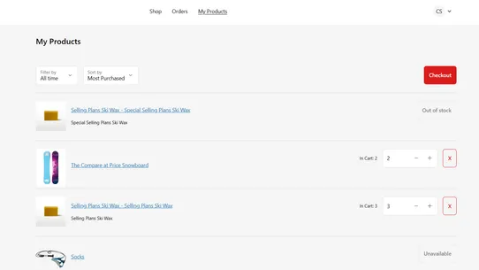 Account Pages Toolbox screenshot