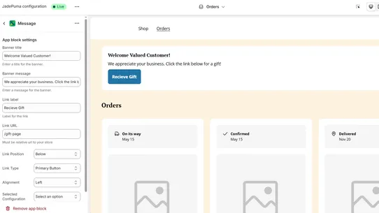 Account Pages Toolbox screenshot