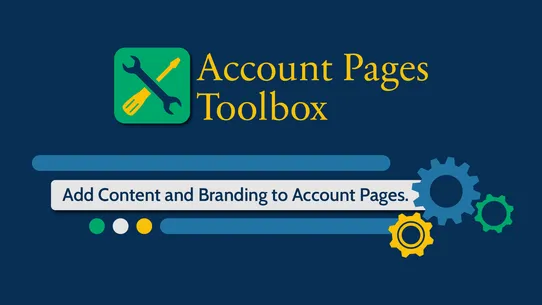 Customer Account Pages Toolbox screenshot