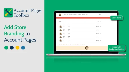 Customer Accounts Toolbox screenshot